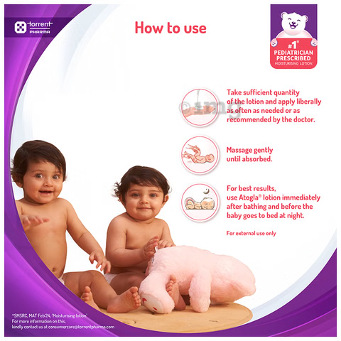 Baby Atogla Lotion  Tedibar Moisturising 100ml