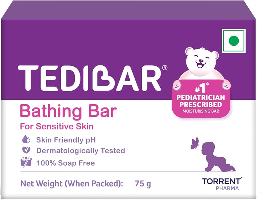 Baby Soap Twin Pack  Tedibar Moisturising 75g