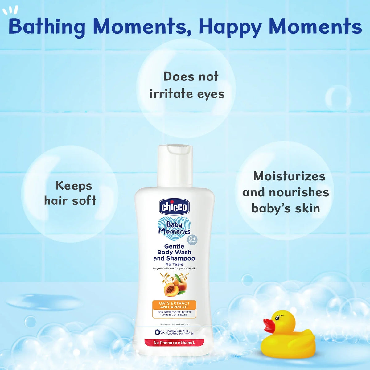 Baby Wash And Shampoo Chicco Gentle 100ml