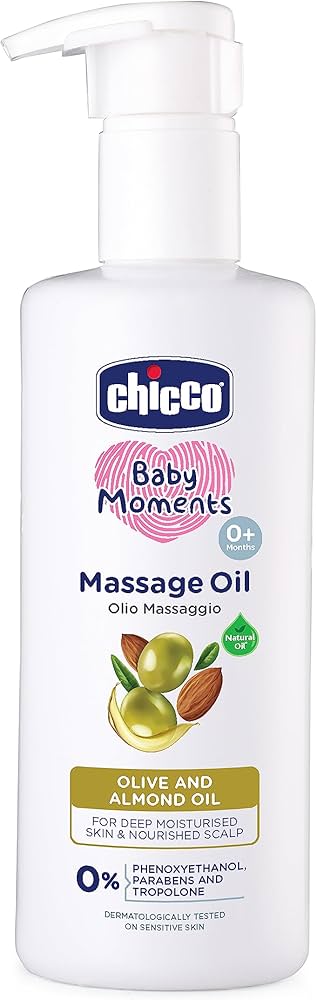 Baby Massage oil Chicco Olive and Almond Oil  100ml