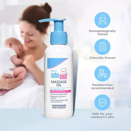 Baby Massage oil Sebamed  Naturals oils  150ml